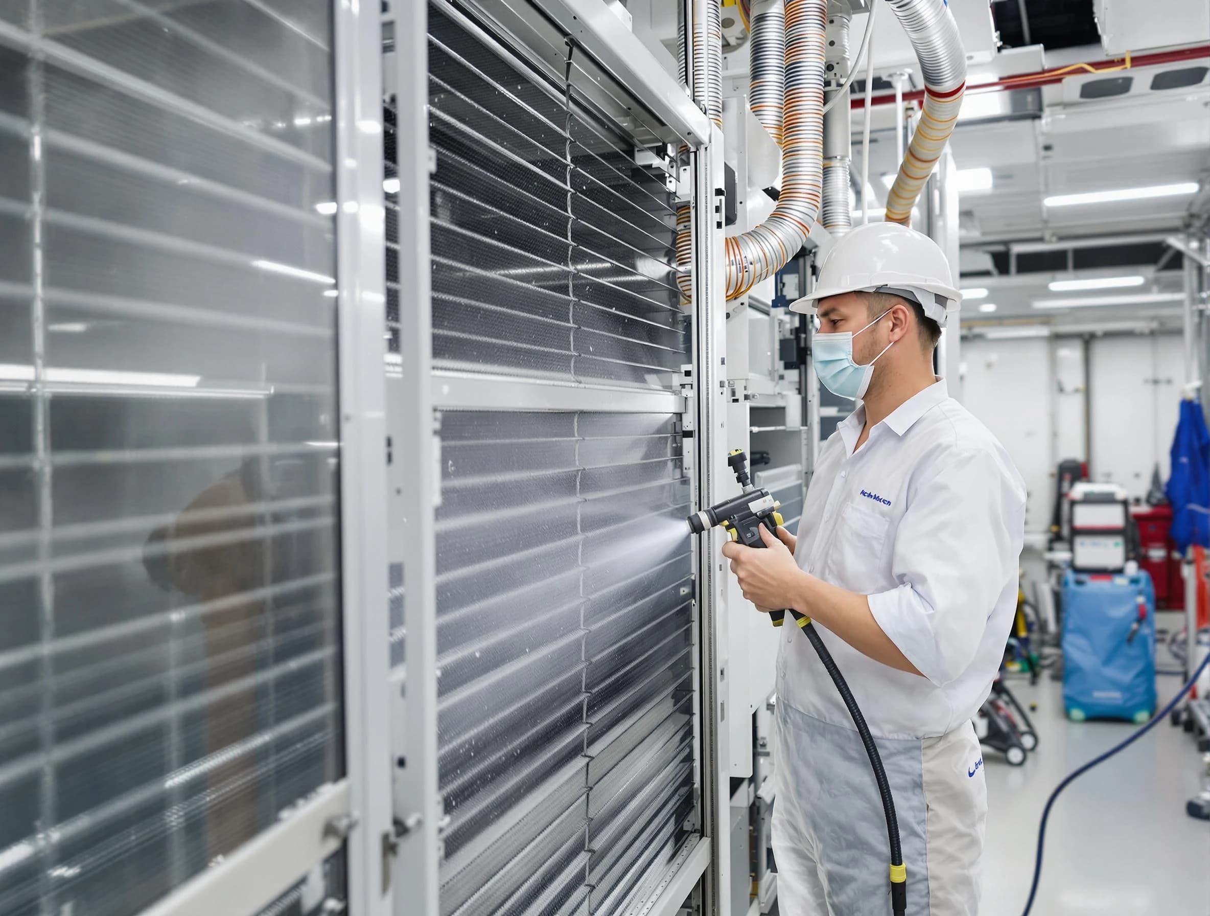 Professional AC coil cleaning by Pleasant Hills Air Duct Cleaning in Pleasant Hills