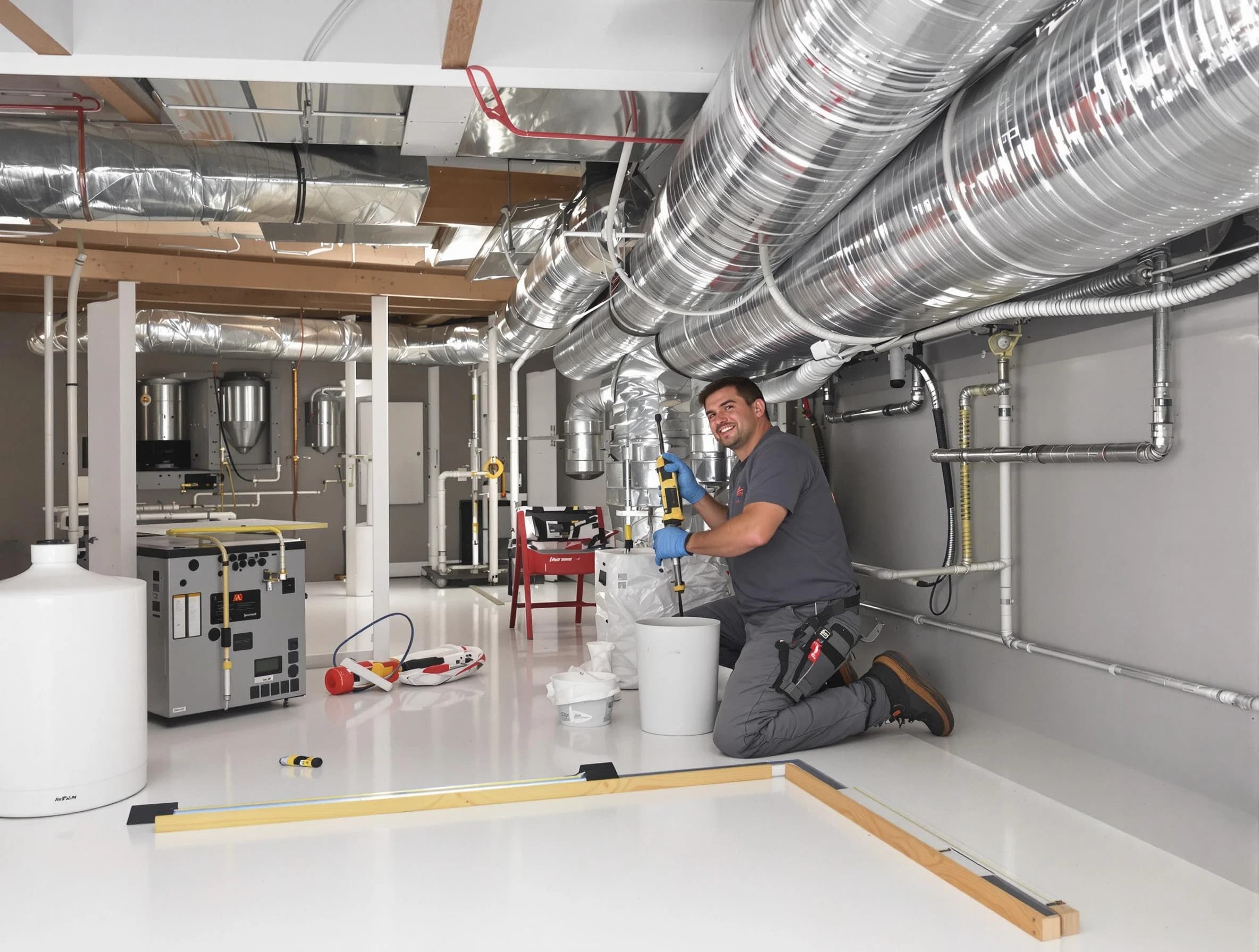 Professional duct sealing service by Pleasant Hills Air Duct Cleaning in Pleasant Hills