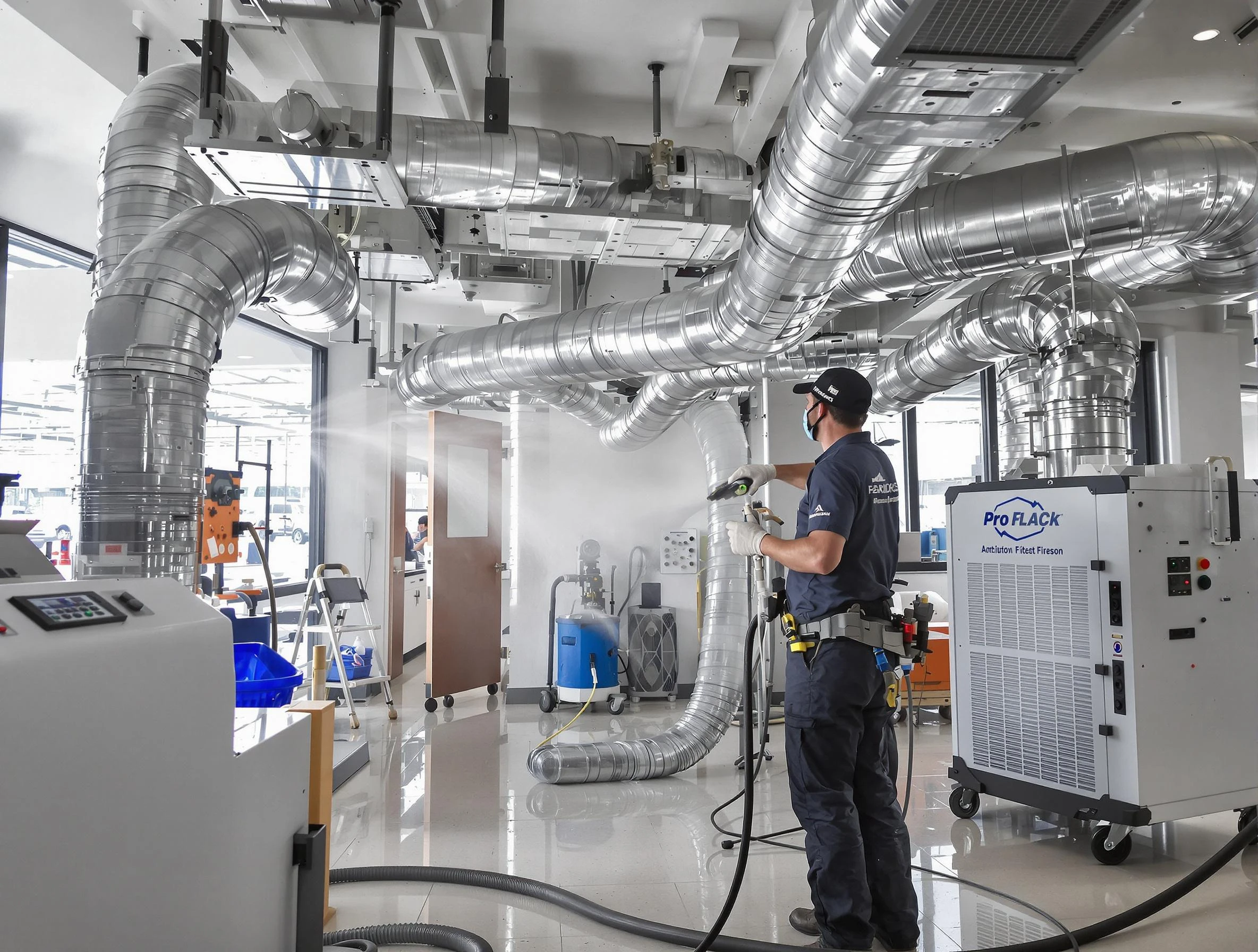 Negative Pressure Air Duct Cleaning in Pleasant Hills