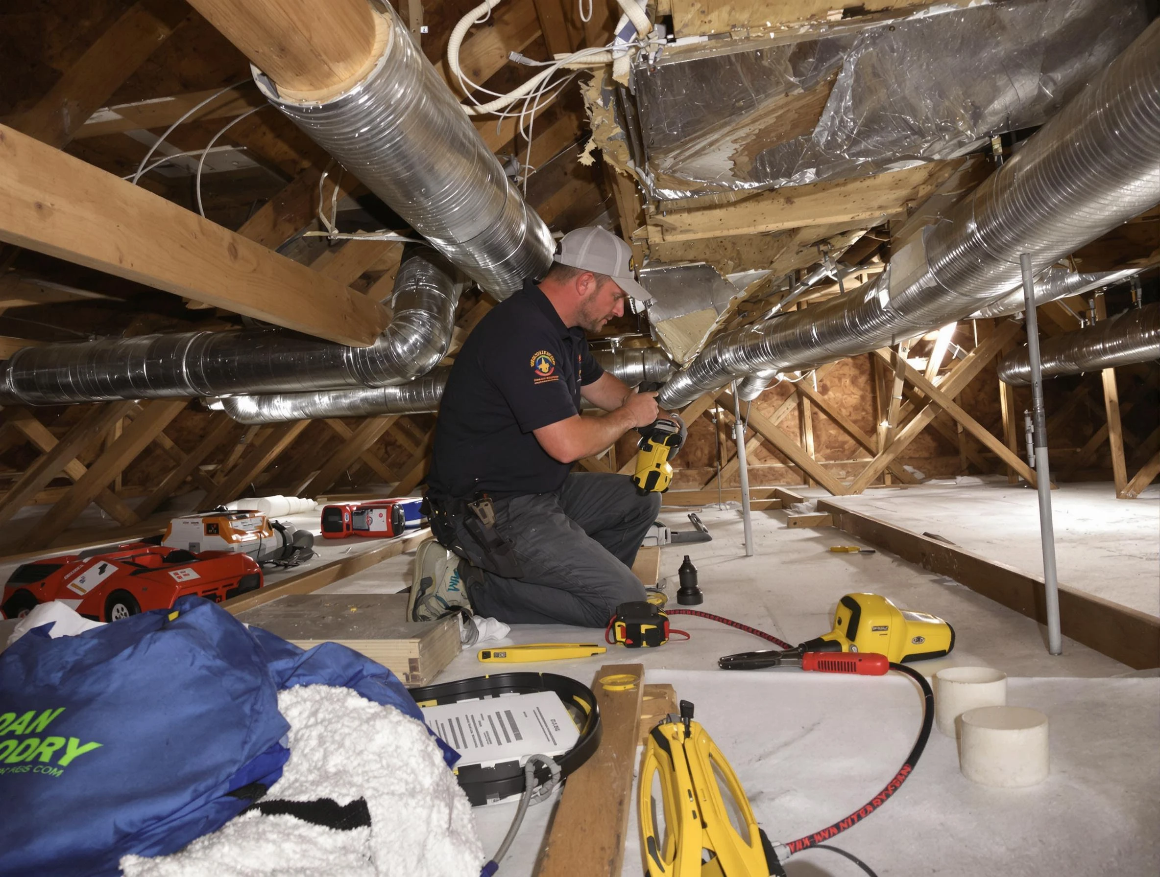 Professional air duct repair by Pleasant Hills Air Duct Cleaning in Pleasant Hills