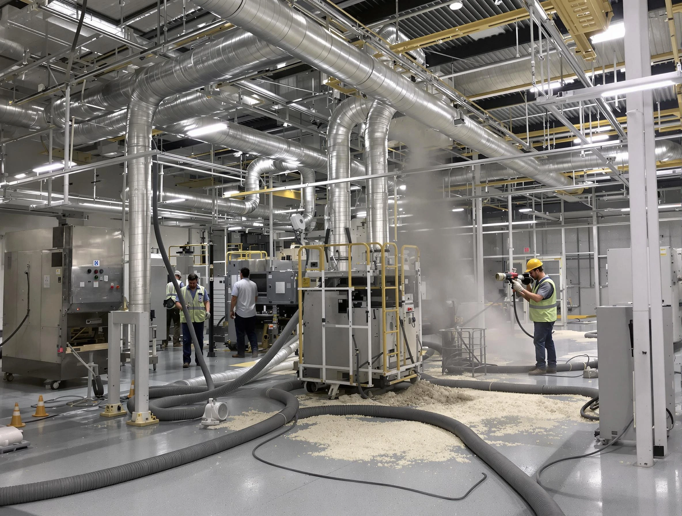 Heavy-duty industrial duct cleaning by Pleasant Hills Air Duct Cleaning in Pleasant Hills